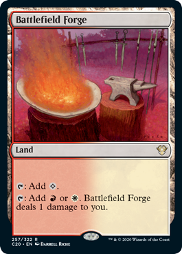 Battlefield Forge (Commander 2020 Ikoria) Light Play