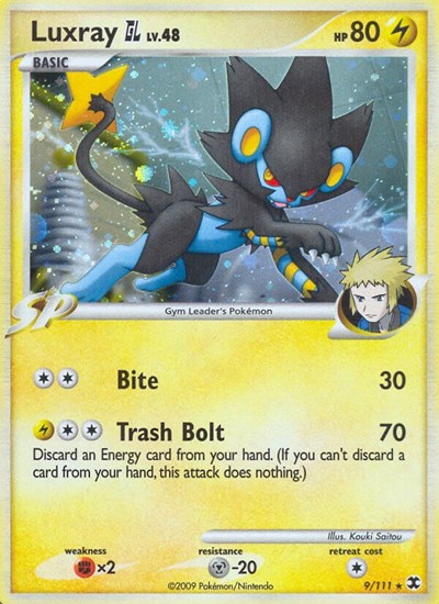 Luxray GL (Rising Rivals) Damaged / Poor Holofoil