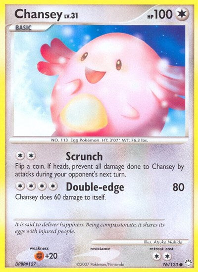 Chansey (Mysterious Treasures) Medium Play