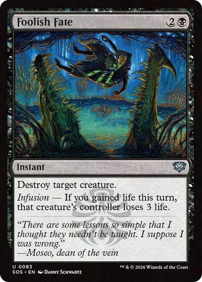 Foolish Fate (Secrets of Strixhaven) Light Play
