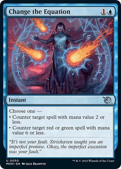 Change the Equation (March of the Machine) Light Play Foil