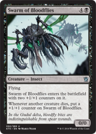 Swarm of Bloodflies (Khans of Tarkir) Light Play Foil