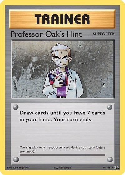 Professor Oak's Hint (XY - Evolutions) Light Play