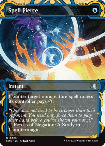 Spell Pierce (Secrets of Strixhaven: Mystical Archive) Light Play