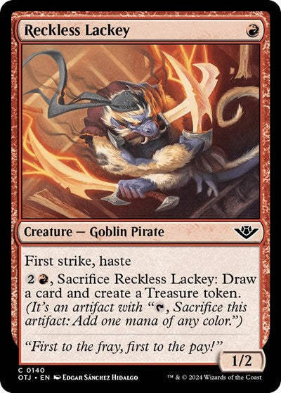 Reckless Lackey (Outlaws of Thunder Junction) Light Play