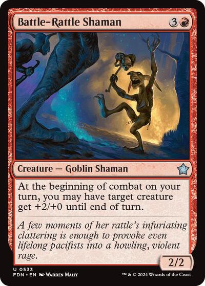 Battle-Rattle Shaman (Foundations) Light Play