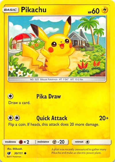 Pikachu (SM - Crimson Invasion) Light Play