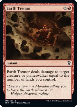 Earth Tremor (Commander Legends: Battle for Baldur's Gate) Light Play