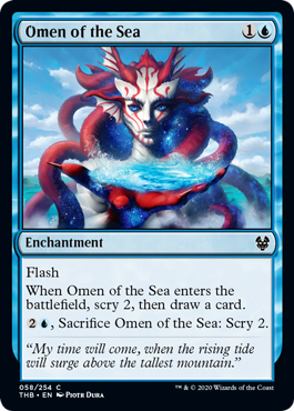Omen of the Sea (Theros Beyond Death) Light Play