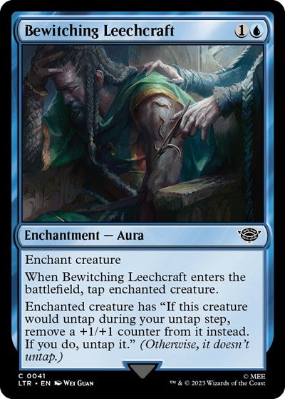 Bewitching Leechcraft (Universes Beyond: The Lord of the Rings: Tales of Middle-earth) Light Play Foil