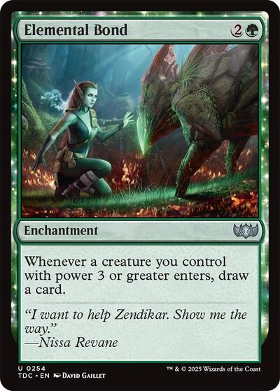 Elemental Bond (Commander: Tarkir: Dragonstorm) Light Play