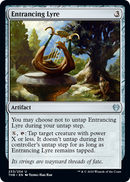 Entrancing Lyre (Theros Beyond Death) Light Play