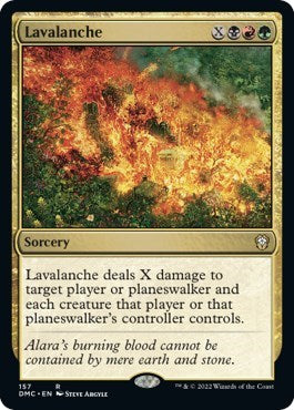 Lavalanche (Commander: Dominaria United) Light Play