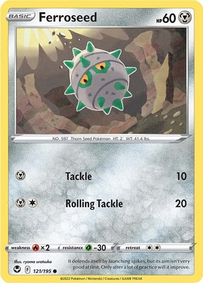 Ferroseed (SWSH12: Silver Tempest) Light Play