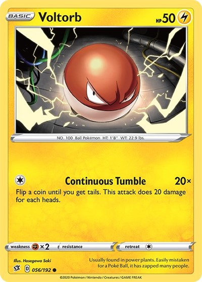 Voltorb (SWSH02: Rebel Clash) Light Play