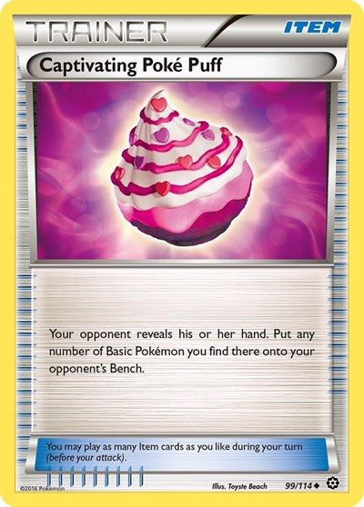 Captivating Poke Puff (XY - Steam Siege) Medium Play