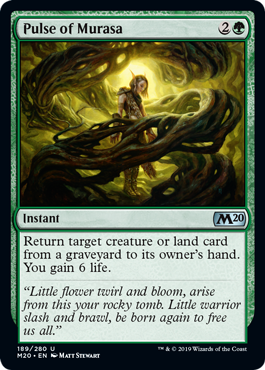 Pulse of Murasa (Magic 2020 Core Set) Light Play