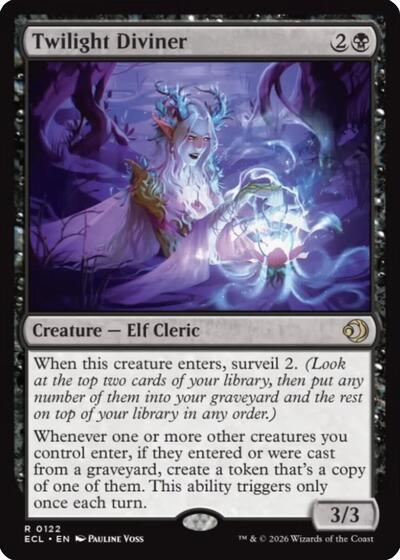 Twilight Diviner (Lorwyn Eclipsed) Light Play Foil