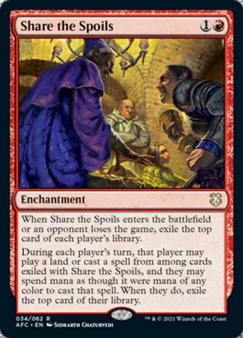 Share the Spoils (Commander 2021 Forgotten Realms) Light Play