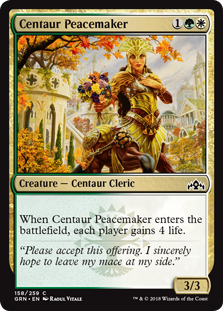 Centaur Peacemaker (Guilds of Ravnica) Light Play Foil