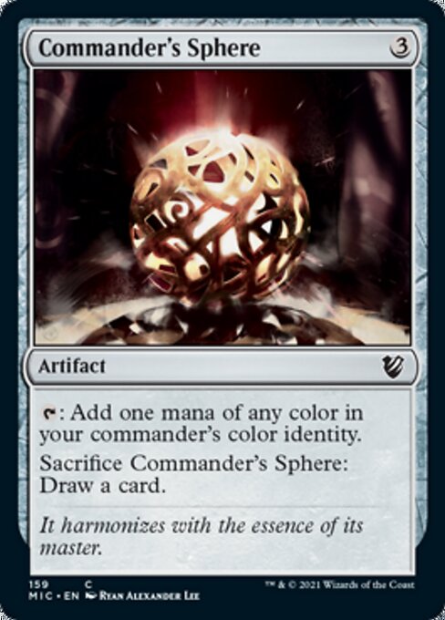 Commander's Sphere (Commander 2021 Midnight Hunt) Light Play