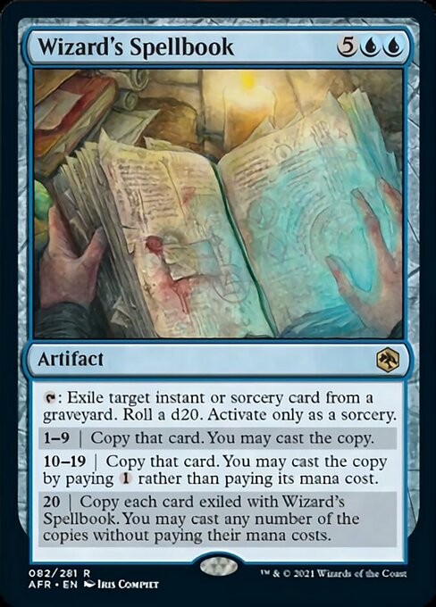 Wizard's Spellbook (Adventures in the Forgotten Realms) Light Play