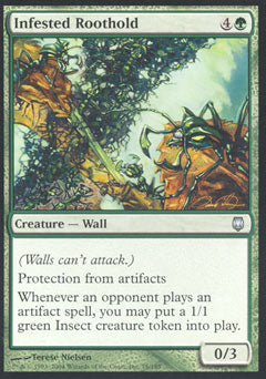 Infested Roothold (Darksteel) Light Play