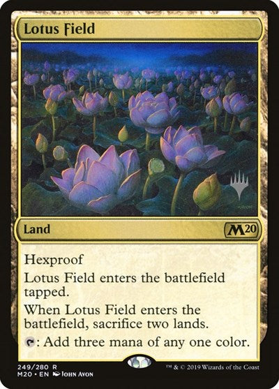 Lotus Field (Promo Pack: Core Set 2020) Light Play