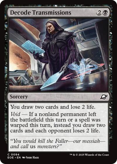 Decode Transmissions (Edge of Eternities) Light Play