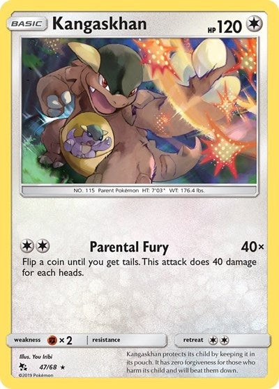 Kangaskhan (Hidden Fates) Light Play