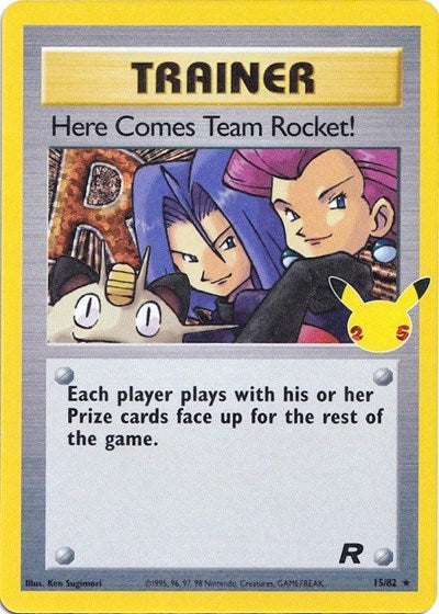 Here Comes Team Rocket! (Celebrations: Classic Collection) Light Play Holofoil