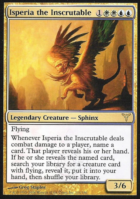 Isperia the Inscrutable (Dissension) Light Play