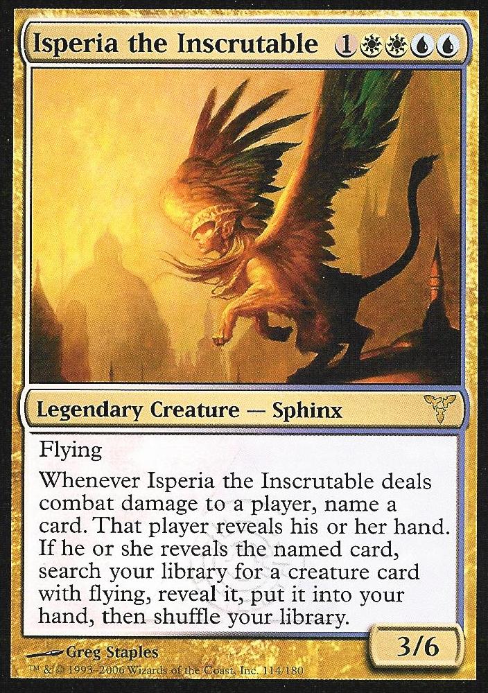 Isperia the Inscrutable (Dissension) Heavy Play