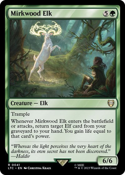 Mirkwood Elk (Commander: The Lord of the Rings: Tales of Middle-earth) Light Play