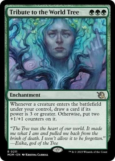 Tribute to the World Tree (March of the Machine) Near Mint