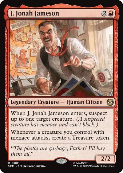 J. Jonah Jameson (Marvel's Spider-Man) Light Play Foil