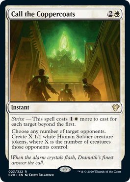 Call the Coppercoats (Commander 2020 Ikoria) Light Play