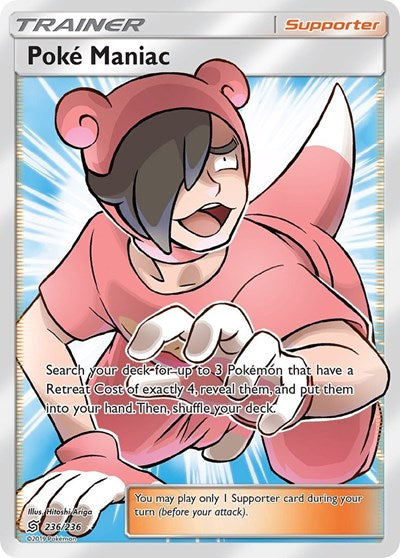 Poke Maniac (Full Art) (SM - Unified Minds) Near Mint Holofoil
