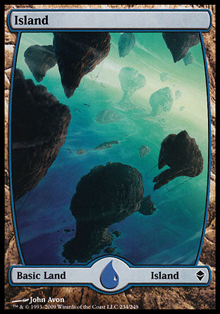 Island (234) (Zendikar) Light Play