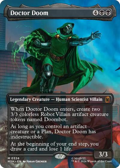 Doctor Doom (Borderless) (336) (Marvel Super Heroes) Light Play