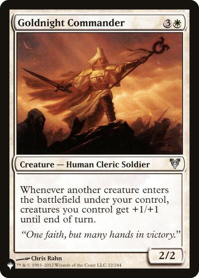 Goldnight Commander (The List) Light Play