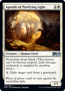 Apostle of Purifying Light (Magic 2020 Core Set) Light Play