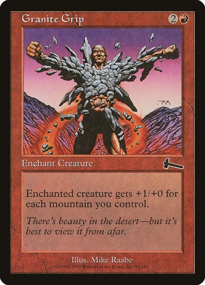 Granite Grip (Urza's Legacy) Medium Play