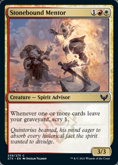 Stonebound Mentor (Strixhaven) Light Play