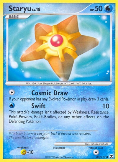 Staryu (Rising Rivals) Light Play Reverse Holofoil