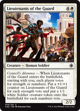 Lieutenants of the Guard (Conspiracy: Take the Crown) Medium Play