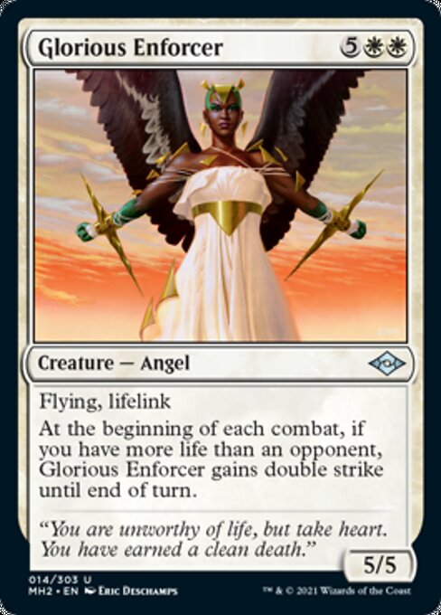 Glorious Enforcer (Modern Horizons 2) Light Play