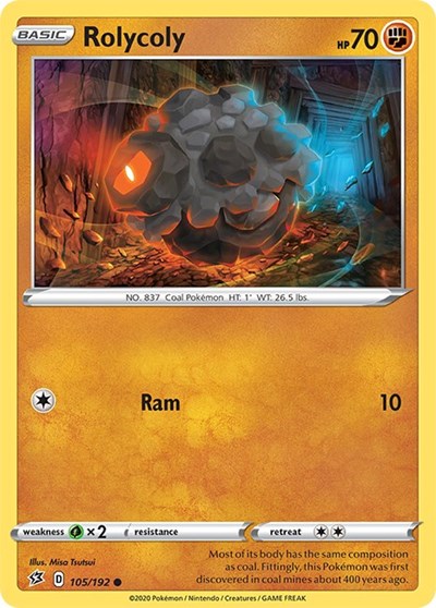 Rolycoly (SWSH02: Rebel Clash) Light Play
