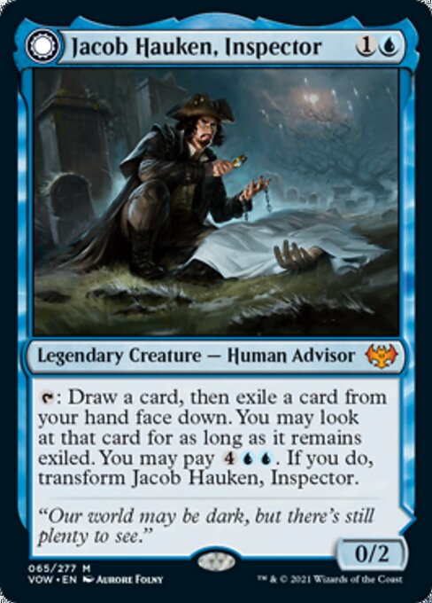 Jacob Hauken, Inspector / Hauken's Insight (Innistrad: Crimson Vow) Light Play