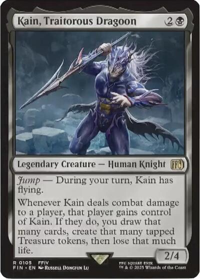 Kain, Traitorous Dragoon (Universes Beyond: FINAL FANTASY) Light Play Foil